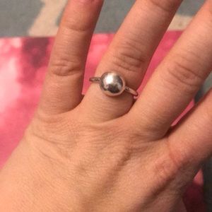 Discontinued Size 6 Silver Pandora Ring